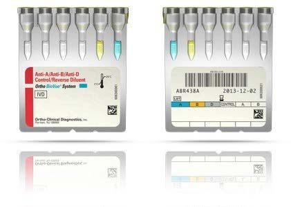 Thẻ định nhóm máu Ortho Biovue